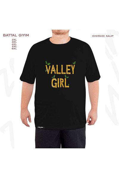 ZOKAWEAR Μαύρο μπλουζάκι Oversize Valley Girl Stardew Valley με στάμπα μεγάλου μεγέθους (Bol)