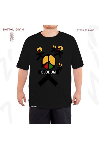 ZOKAWEAR Υπερμεγέθη μαύρο μπλουζάκι με στάμπα Michael Jackson Olodum
