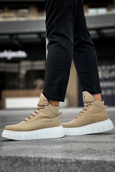 Shine Leather Ботуши Knack с висока подметка - модел 104 от норка