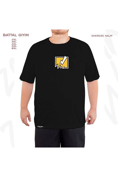 ZOKAWEAR Μαύρο μπλουζάκι Oversize Rainbow Six Siege Bandit Operator Printed Battal (Bol) Mold
