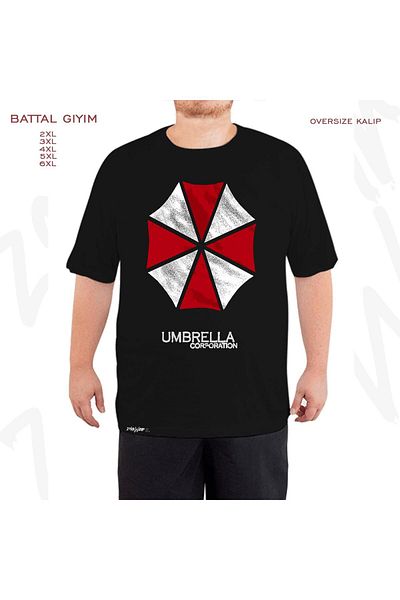 ZOKAWEAR Oversize Resident Evil 3 Printed Battal (Bol) Mold Μαύρο T-Shirt