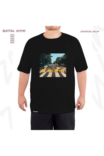 ZOKAWEAR Μαύρο μπλουζάκι Oversize Dinosaur Chicken Nuggets με στάμπα μεγάλου μεγέθους