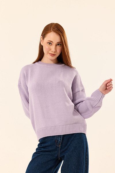Cloudy Kids Pulover de tricotaj oversize cu decolteu