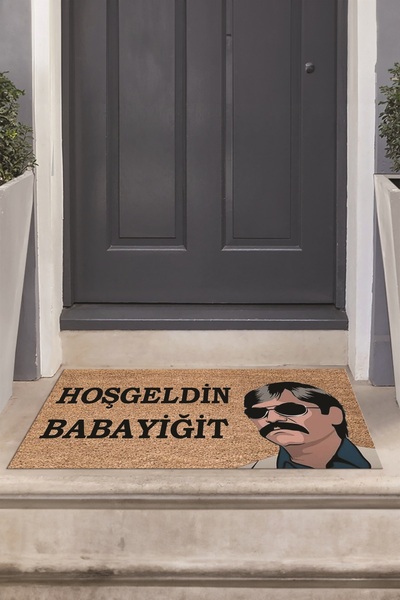 Viyana Home Digital Printed Non-Slip Base Washable Colorful Humorous Doormat (40X60Cm)