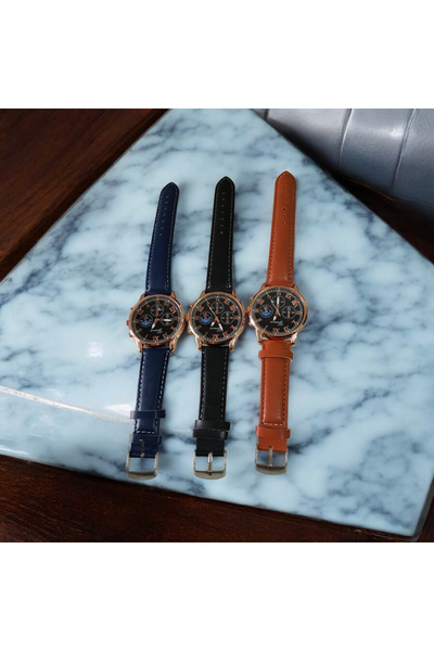 Butik 3'lü Erkek Kol Saati