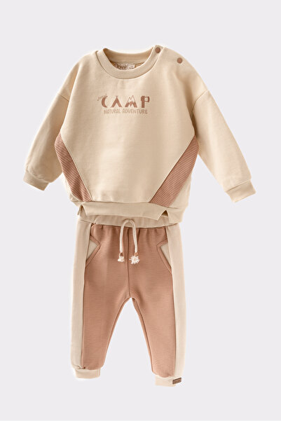 bombe Baby Girl Boy Bottom Top Double Set Brown