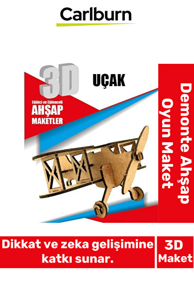 Carlburn 3 Boyut Eğitici Öğretici Zeka Geliştirici Boyanabilir Ebeveyn Çocuk ...