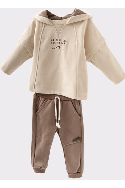 bombe Baby Girl Boy Bottom Top Double Set Brown