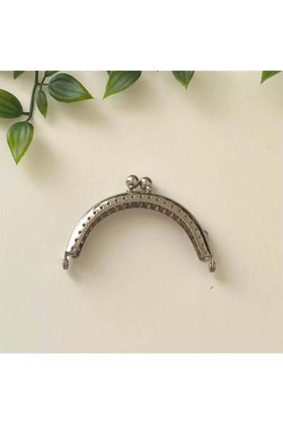 yumakça Çanta ve Cüzdan Klipsi Gümüş Renk Oval Model 8,5 Cm