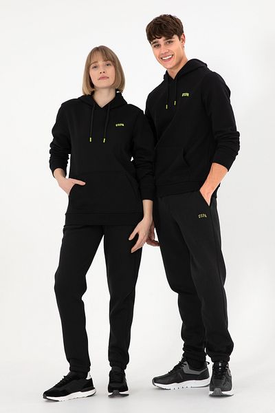 U.S. Polo Assn. Ανδρικό μαύρο ριγέ φούτερ 50295146 -vr046