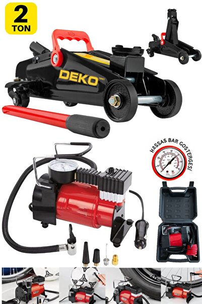 Genel Markalar Ultra Kalınlaştırılmış Şaseli 2 Ton Timsah Arabalı Kriko + 12V...