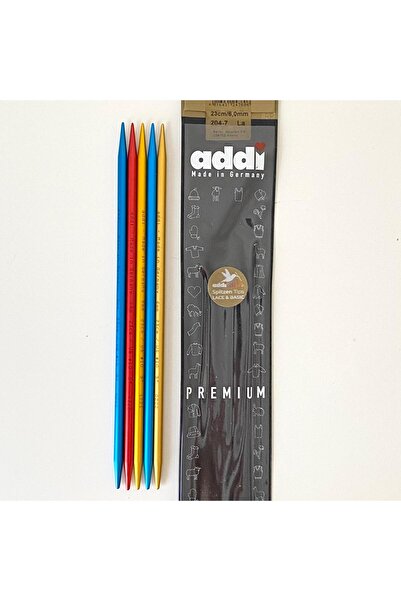 ADDİ Addi 20 Cm 5' li Renkli Çorap Şişi 204-7  6 Mm