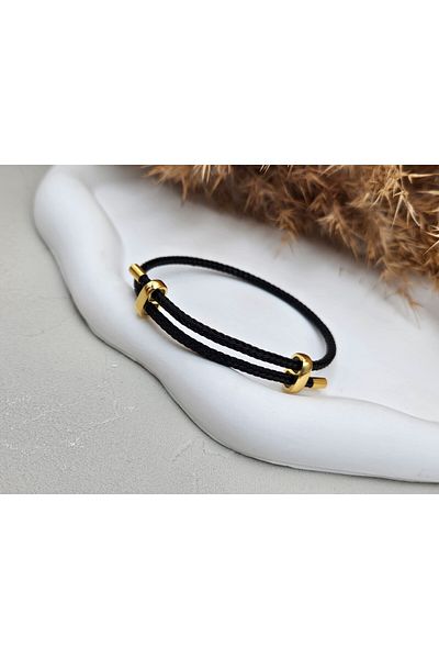 AURA Men's Bracelet - Steel Gold Apparatus