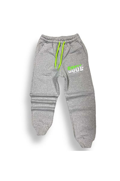 Mnk Baby&Kids Σετ αθλητικής φόρμας Grey Two Thread Neon Printed - Mnk0458 Şardonlu