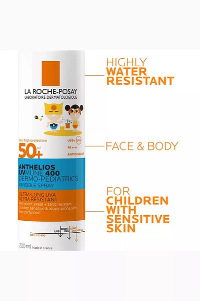 La Roche Posay - Anthelios Dermo Pediatrics Invisible Spray Spf50+ -200Ml