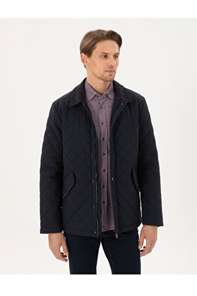 Pierre Cardin Quilted Basic Fit Men's Coat