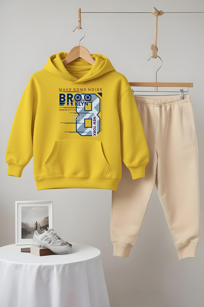 MYADA Преміум трикотаж 3 нитки Спеціальний дизайн з принтом Комплект спортивн...