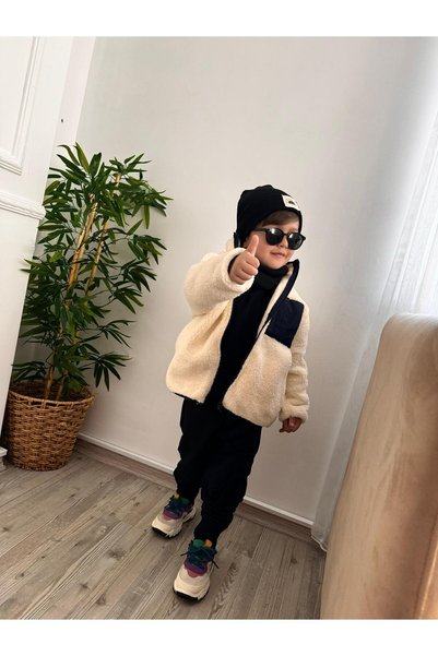 anna sofie Unisex Black (1-5 YEARS) Ribbed 100% Cotton Camisole Beret (LATITUDE PRICE)