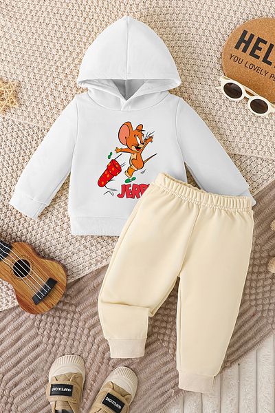 ADABEBEK Special Design Cute Character Printed Baby Suit 23295