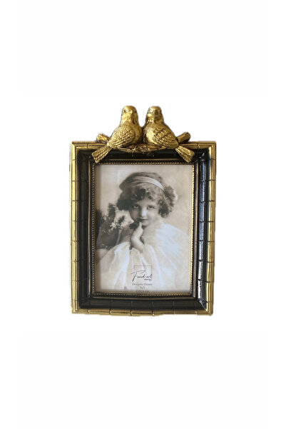 busraconcept Rama cu detalii de păsări, rama elegantă cu păsări