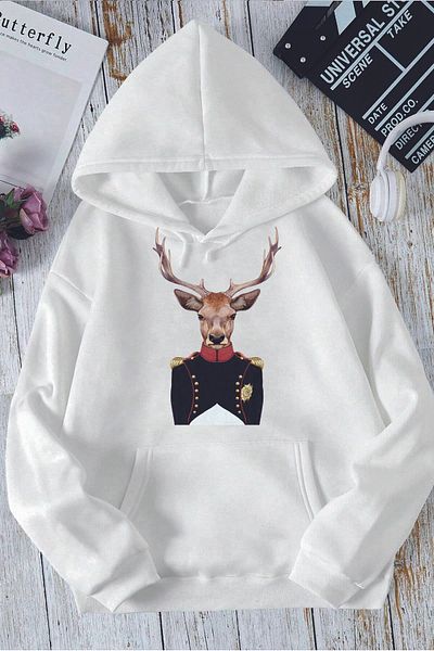 Korefanzin ΚΩΔΙΚΟΣ TREND KOREFANZIN DEER ΕΚΠΤΩΜΕΝΟ ΦΟΥΤΕΡ ΜΕ κουκούλα