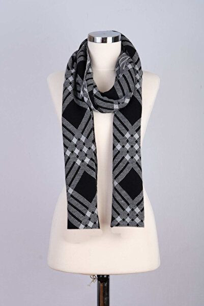 Sebir Moda Καρό Πλεκτό Φουλάρι