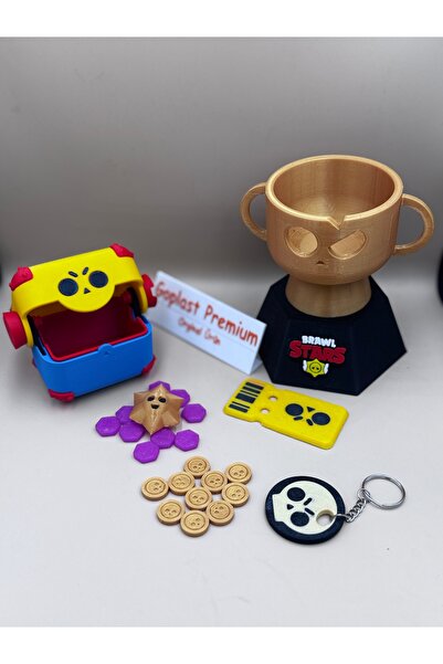 Goplast Premium Brawl Stars Troph ve Coinli Elmaslı Mega Box