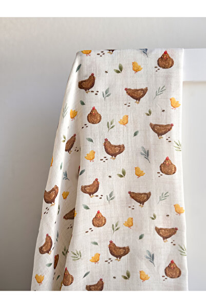 Little Dude بطانية موسلين بطبقة مزدوجة من القطن العضوي 100% - 100 م * 100 سم