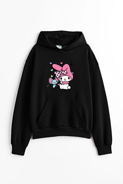 Let's Wear Melodia mea premium pentru copii 3 Hanorac oversize compact din fire