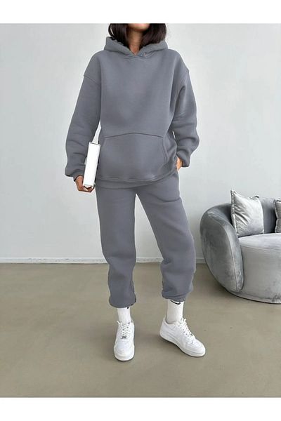 Rex Darius Φούτερ Unisex με χοντρή κουκούλα και φούτερ με 3 νήματα