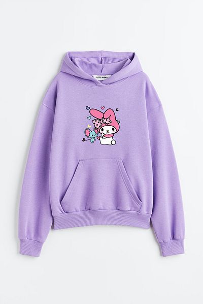 Let's Wear Компактен суитшърт My Melody Premium, размер 3, размер Oversize, за момичета