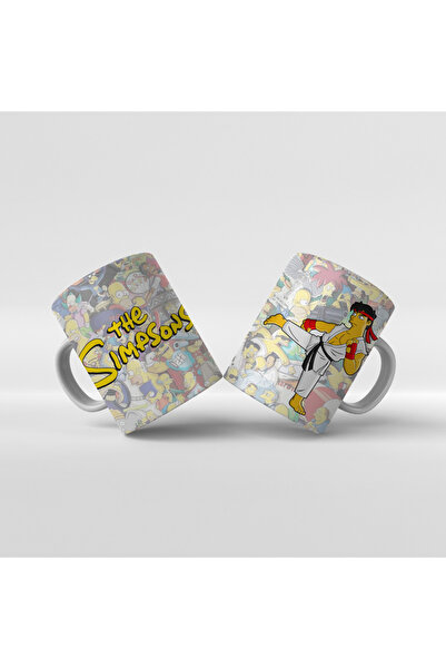Rengineshop Printed Kupoa Cup the Simpsons Characters - Y7