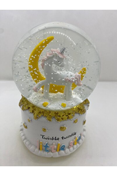 BB Store Unicorn , Işıklı Müzikli Orta Boy Kar Küresi