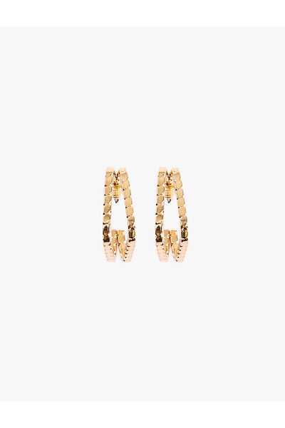 Koton Hoop Earrings Geometric Detailed