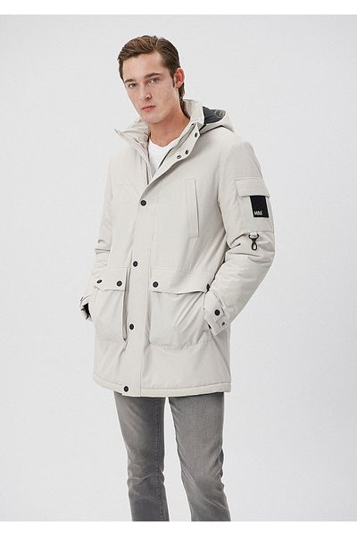 Mavi Μπεζ με κουκούλα Parka Regular Fit / Normal Cut 0110124-70144