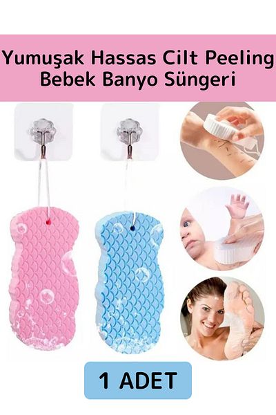 Wintoup High Quality Baby Bath - Ultra Flexible, Soft Exfoliating, Sensitive Skin, 1 Piece