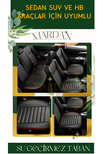 Galaxy Husa scaun auto din piele impermeabila cu buzunar (doua fata spate int...