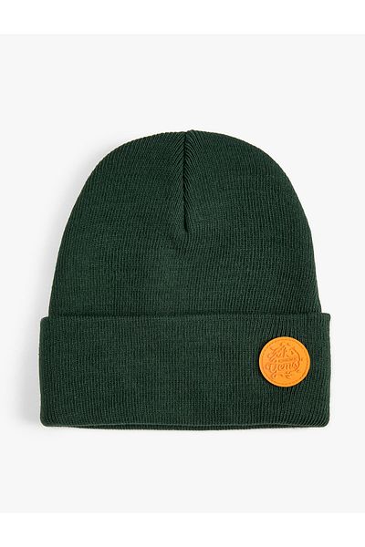 Koton Slogan Beret Label Printed Folding Detail