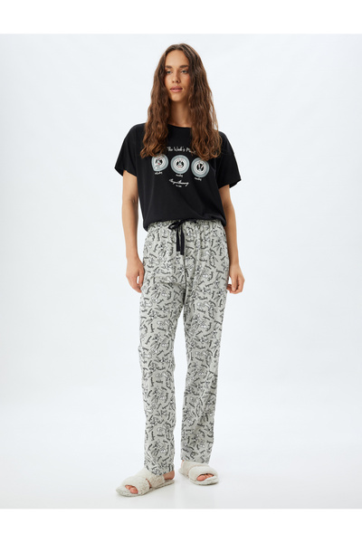 Koton Bugs Bunny Pijama Takımı Lisanslı 2'li Pamuklu