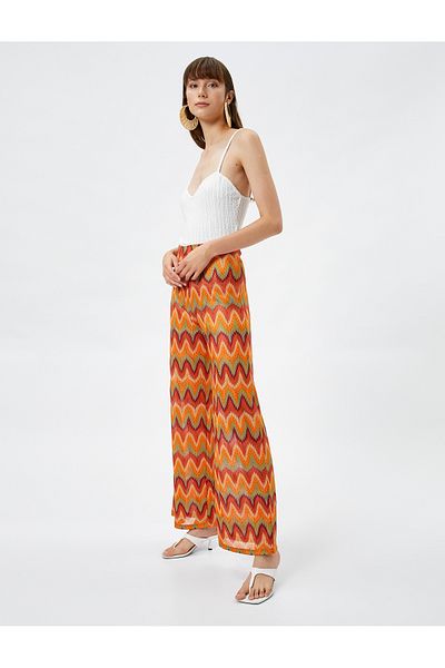 Koton X Şahika Ercümen – Hose mit hoher Taille und weitem Bein
