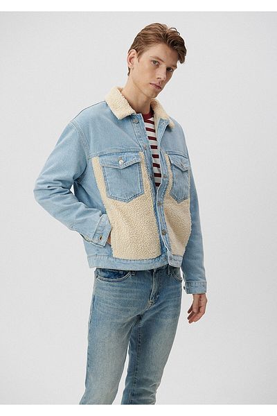 Mavi Μπουφάν Dexter Blue Sherpa Jean 0110342-85839