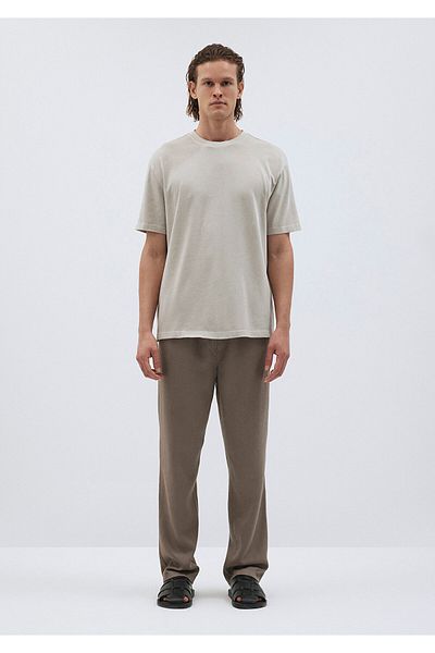 Mavi Μπεζ Premium Basic T-Shirt Loose Fit / Loose Relaxed Fit 0612148 -70144