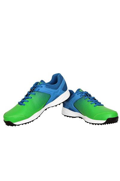 Nivia Men's Field-1 Cricket Shoes | Blue/green | Mesh Pvc | For Boys And Men | 7 Uk, 8 Us, 41 Eu