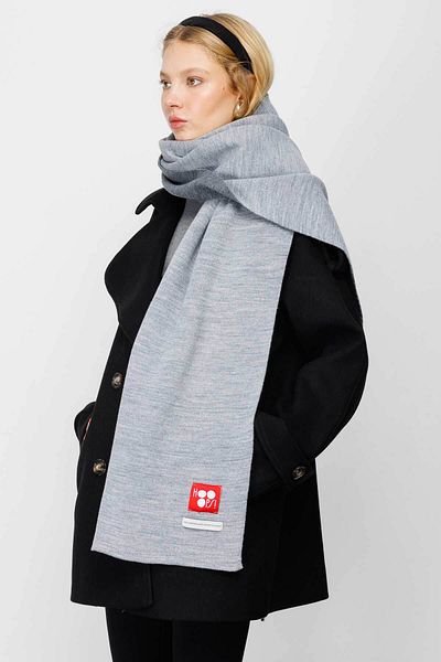 Hooopstore Dark Gray Reversible Scarf