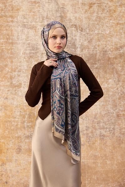İpekhan Σάλι Camel Indian Voile - 5003-15