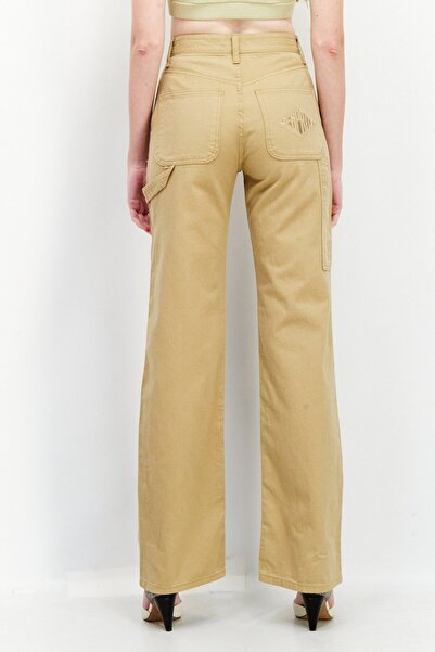 Esprit Women Straight Leg Plain Denim Jeans, Khahi