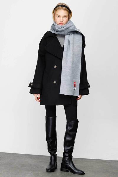 Hooopstore Dark Gray Reversible Scarf