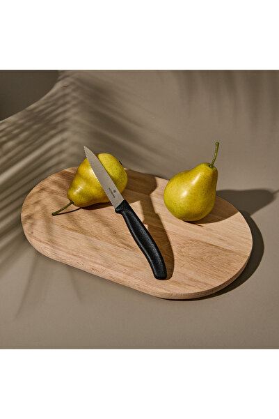 Victorinox 6.7733 Tırtıklı Soyma Bıçağı - Siyah/10 Cm