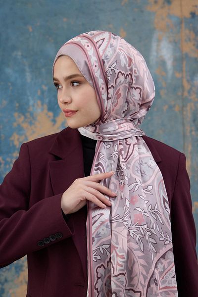 İpekhan Πούδρα Indian Voile Shawl - 5004-13
