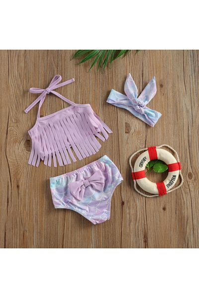 OEM Drool 3-piece fringed swimsuit (Model: Mermaid)
